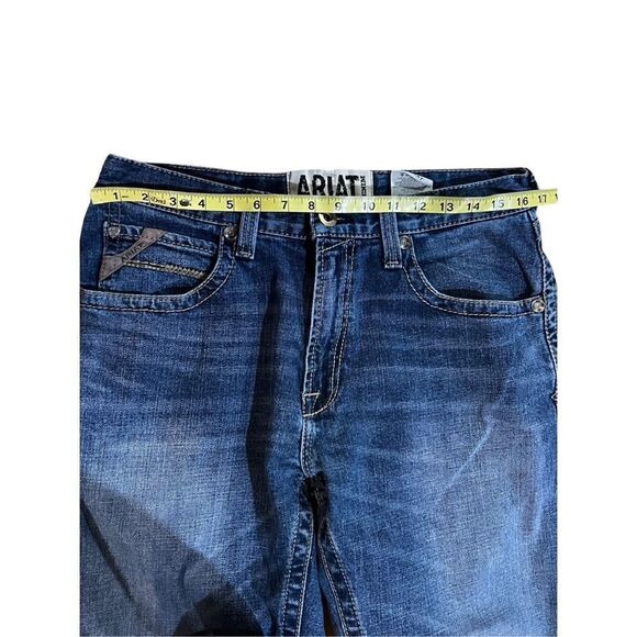 Ariat Denim M1 Vintage Paul Straight Leg Blue Jeans Men size 33/32 - Picture 10 of 12